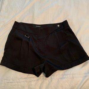 BEBE size 8 black shorts